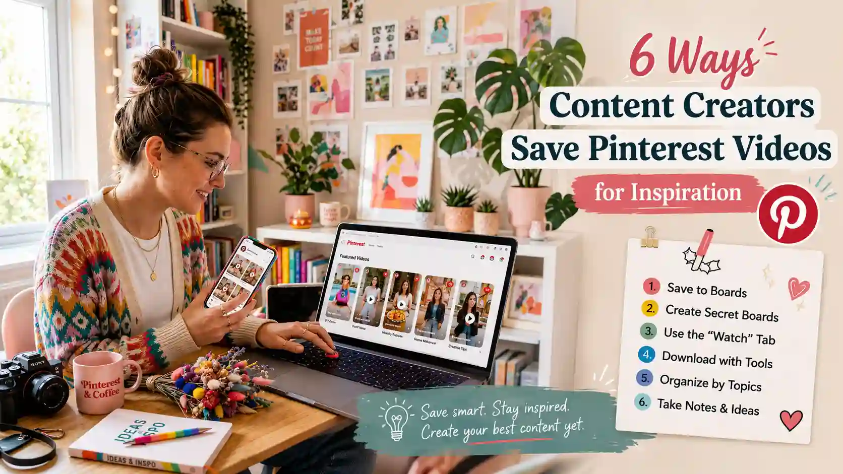 Pinterest video saving tips for creators and idea collectors