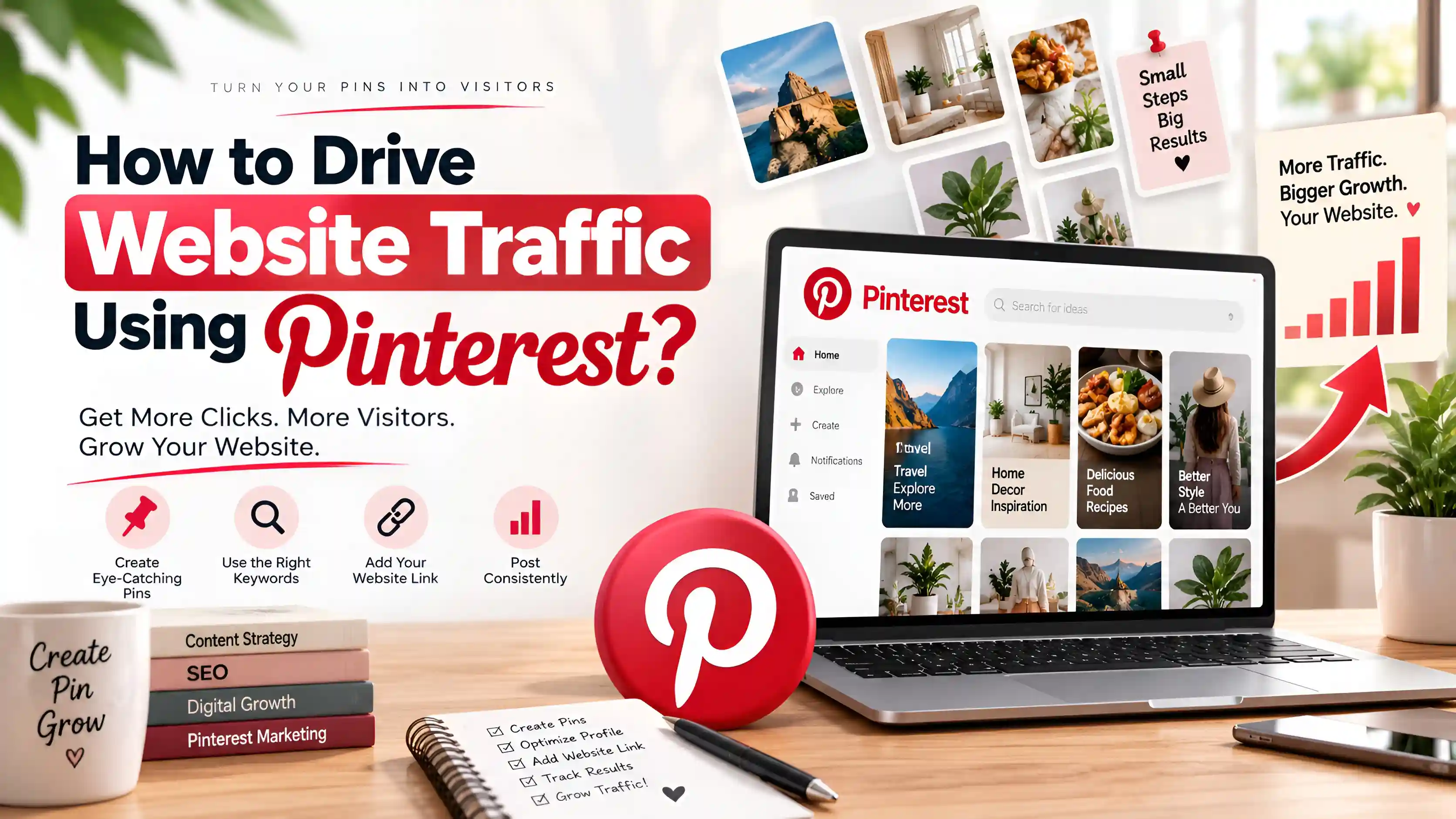 How to Drive Website Traffic Using Pinterest