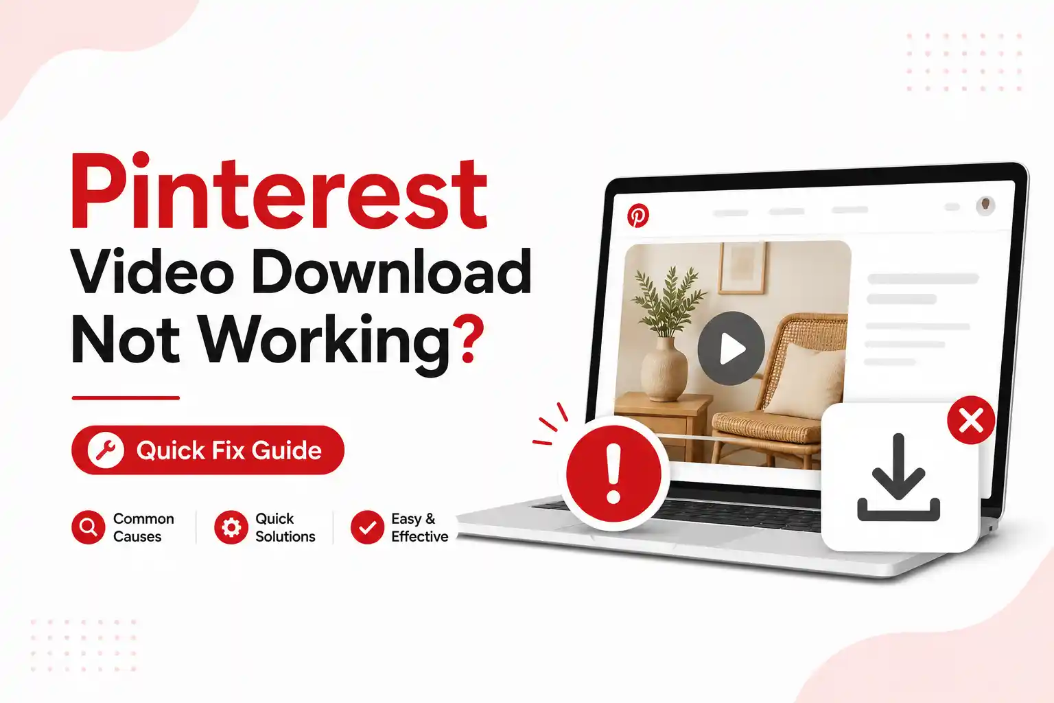 Pinterest Video Download Not Working? Quick Fix Guide
