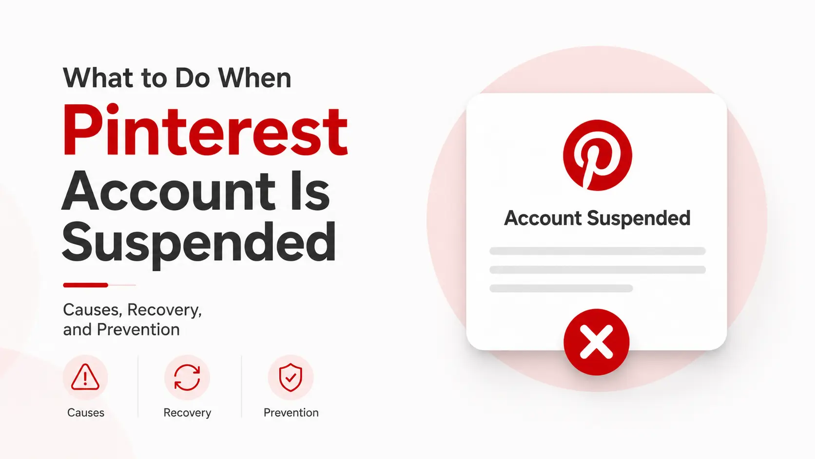 Pinterest Account Suspended: Causes, Recovery, and Prevention